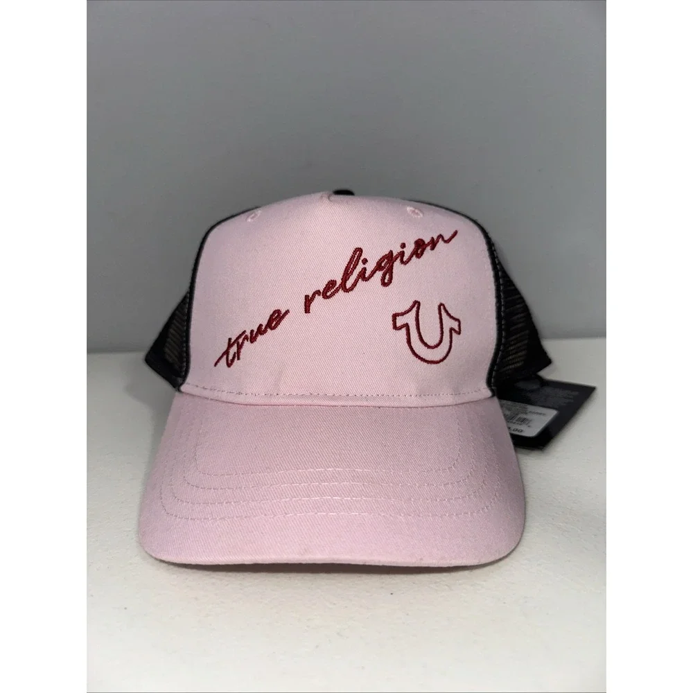 True Religion Adjustable Snapback‎ Embroidered Trucker Cap Hat Brand New